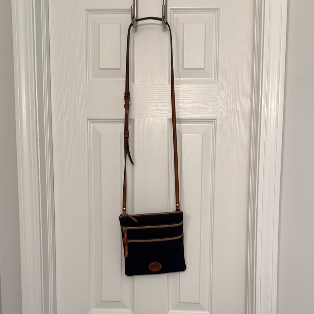 Black and Brown Crossbody Bag